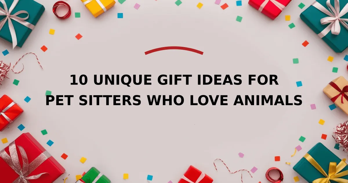 10 Unique Gift Ideas for Pet Sitters Who Love Animals